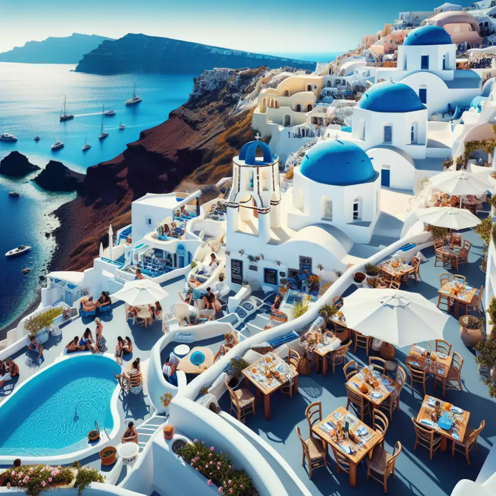 santorini dovolená all inclusive